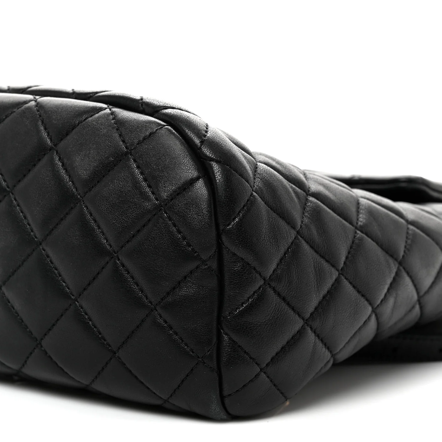 Lambskin Quilted Small Urban Spirit Backpack Black