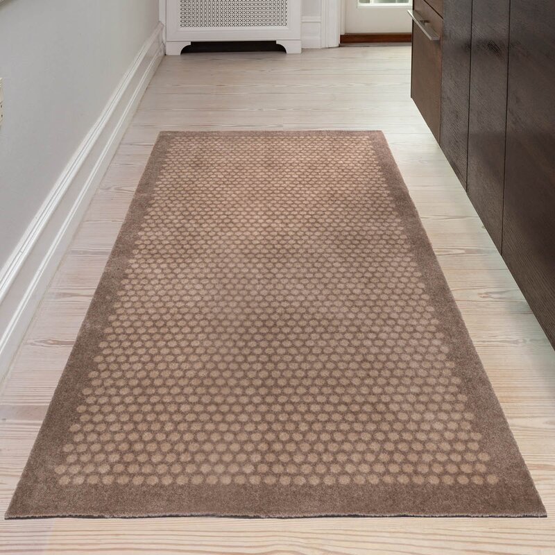 Dot gulvmatte 200x90 cm beige