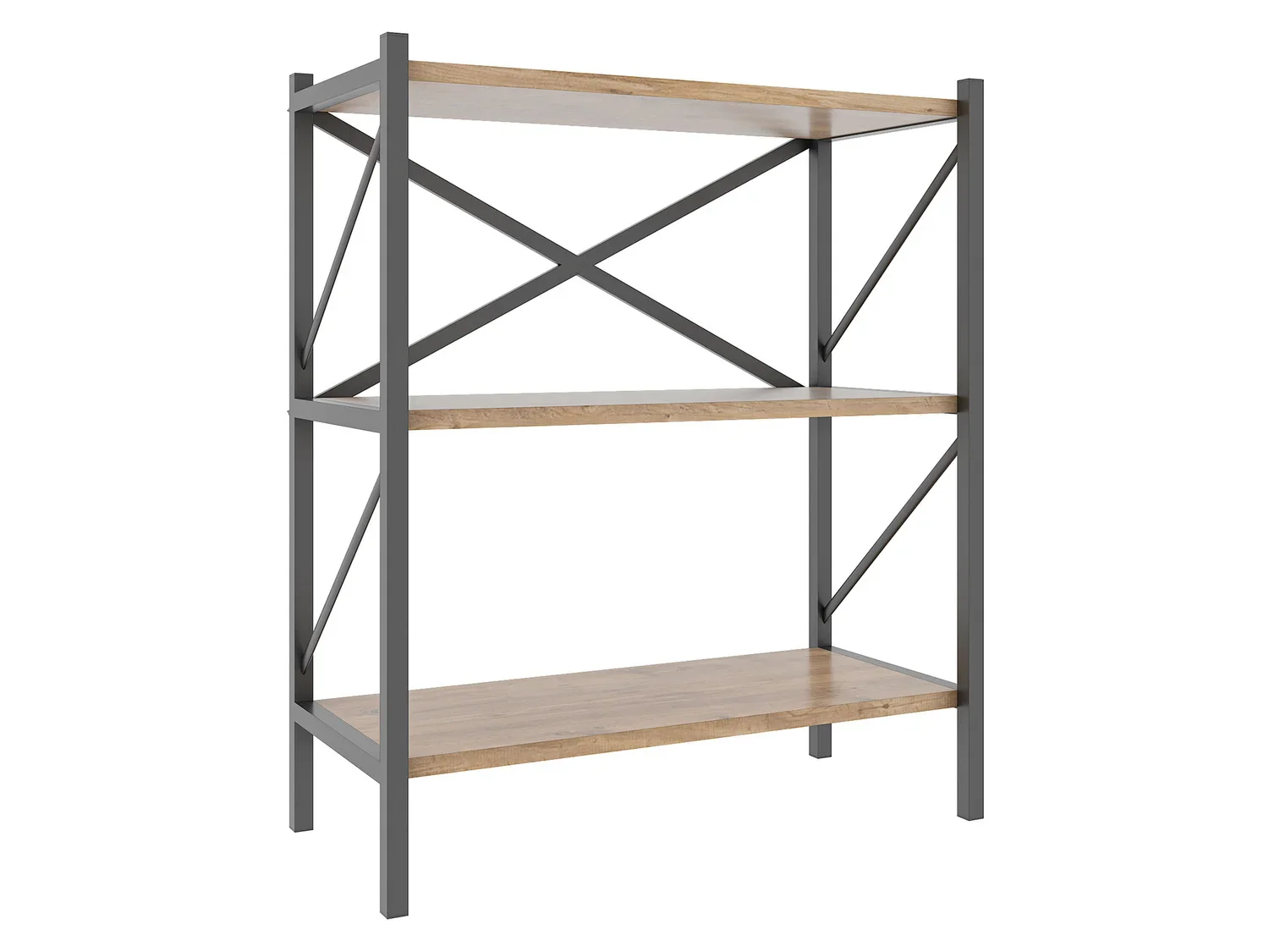 VCM tagre design industriel Insasi, 34 x 66 x 85/121/160 cm