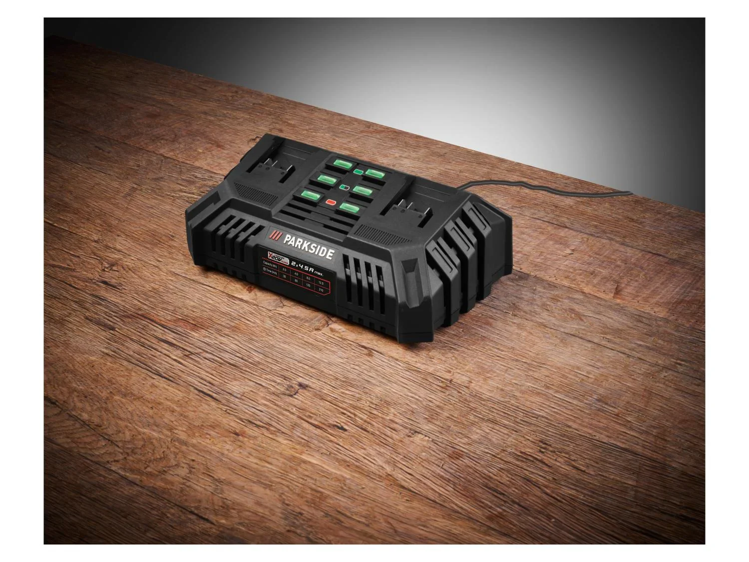 PARKSIDE Chargeur de batterie double PDSLG 20 B1, 2,5 A, 20 V