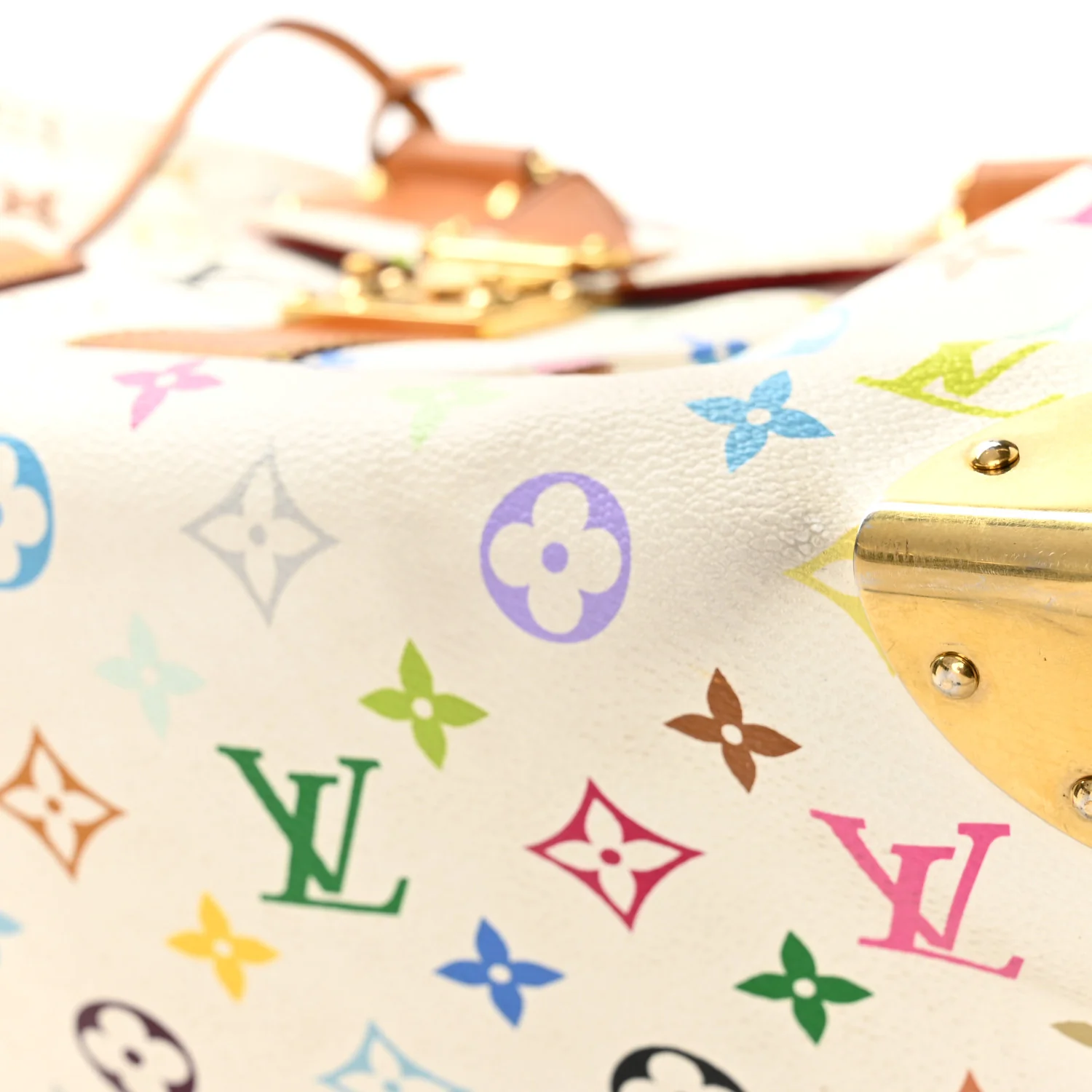 Monogram Multicolor Speedy 30 White