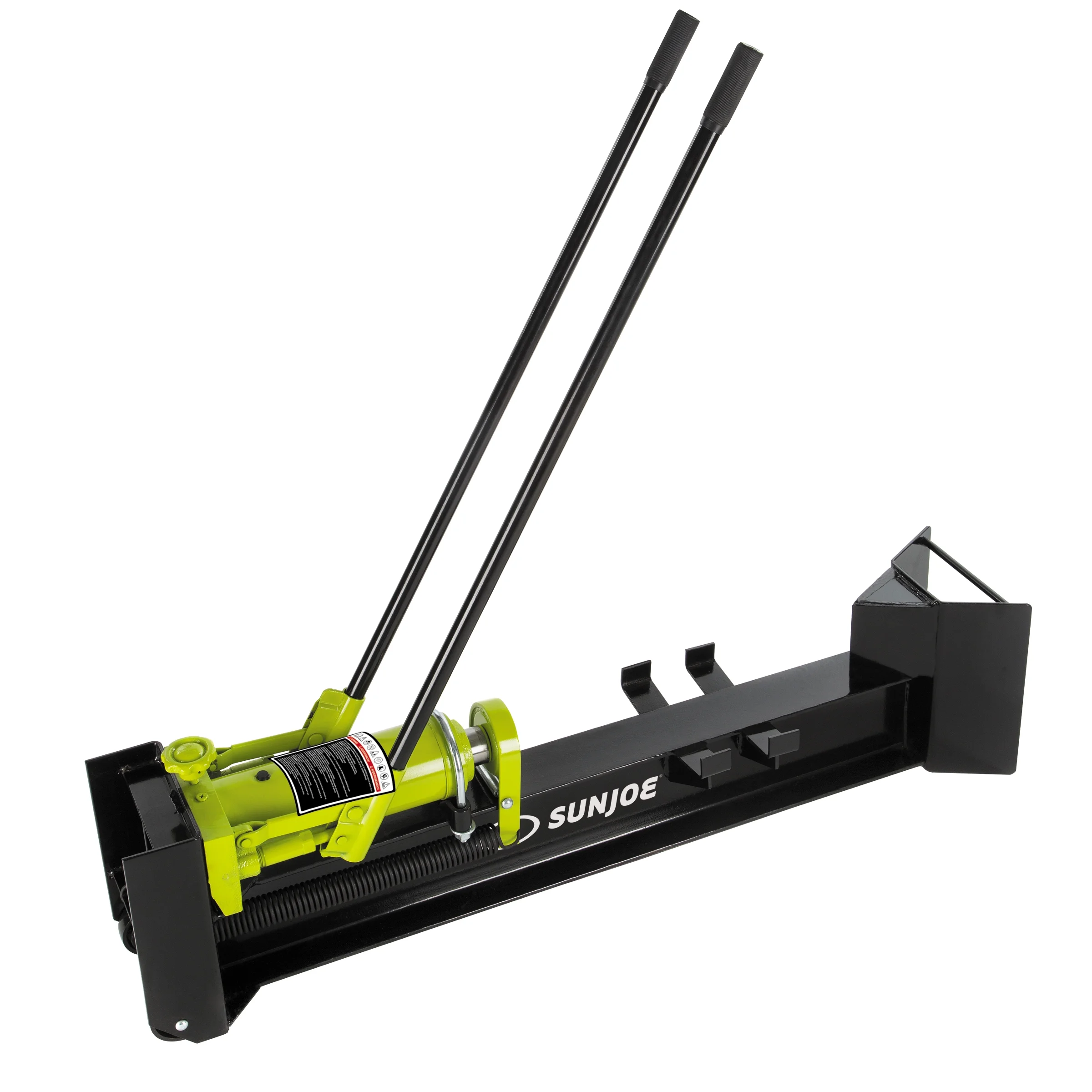 Sun Joe Hydraulic Steel Beam Log Splitter, 10 Ton Capacity Firewood Tool, Green, LJ10M