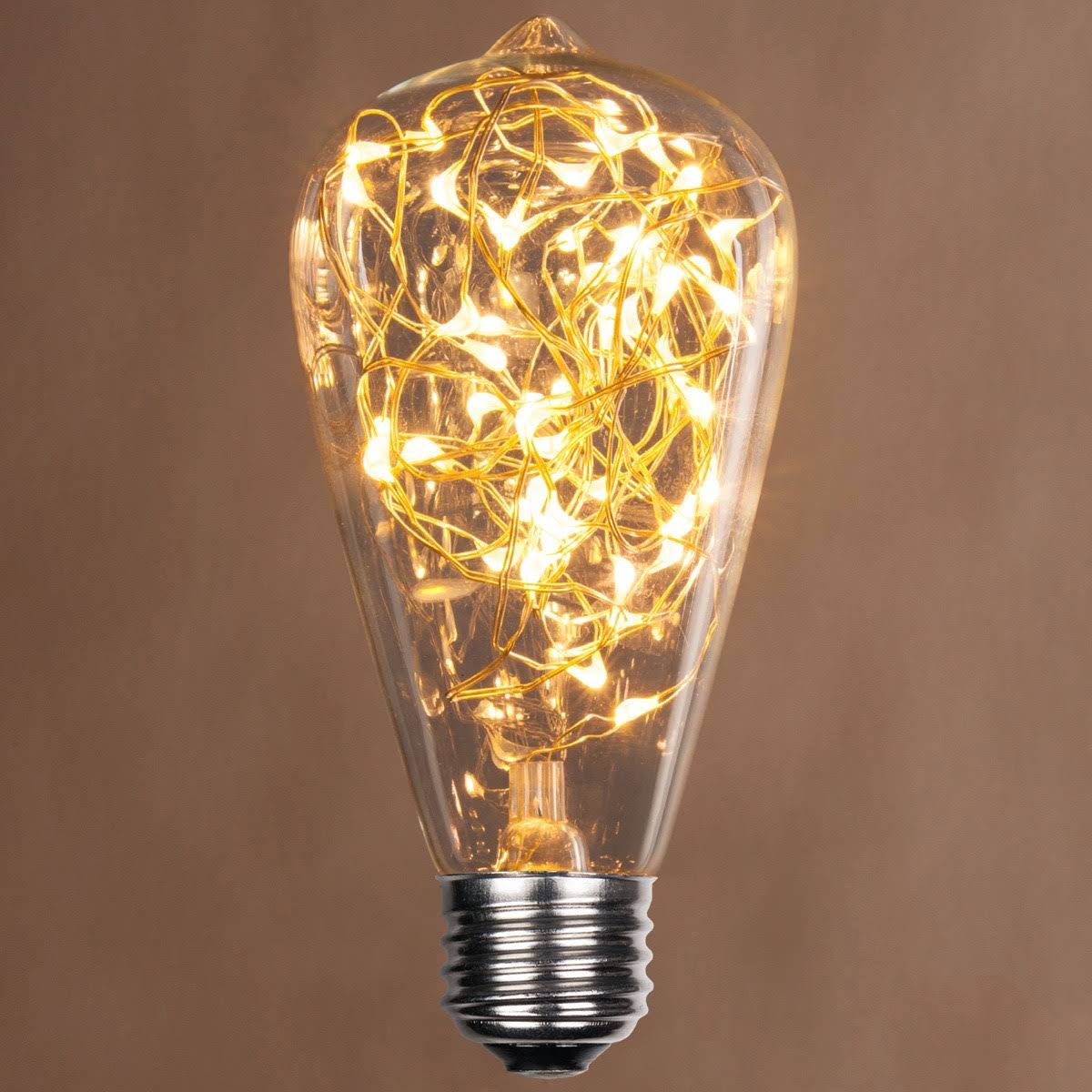 ST64 120V Ledimagine TM Fairy Light Bulb Warm White