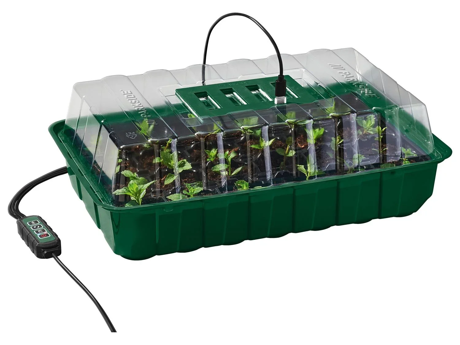 PARKSIDE Lot de 3 mini-serres  LED