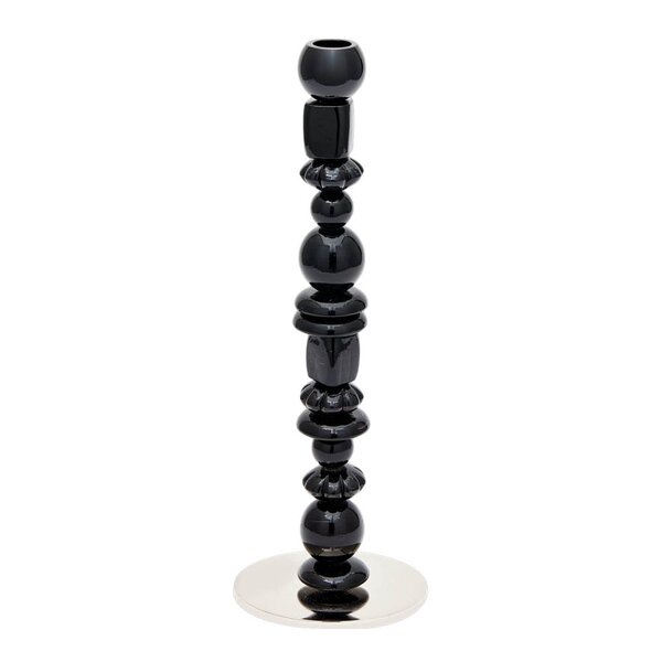 Beads lysestake S 34 cm svart