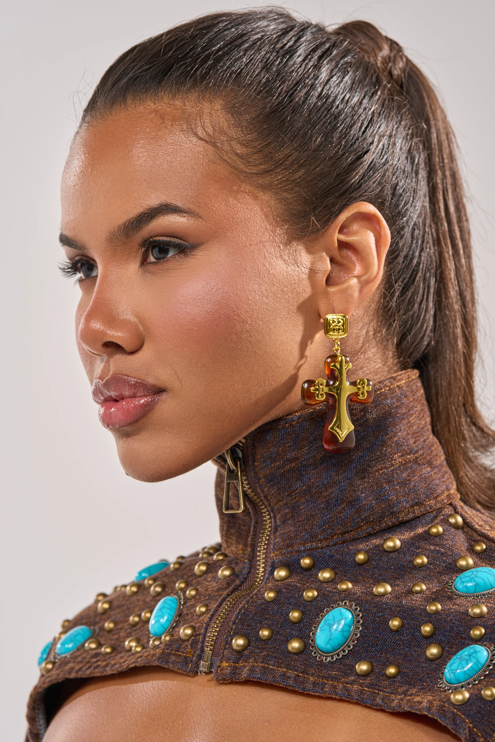 CROSS MY HEART EARRING - Akira Store