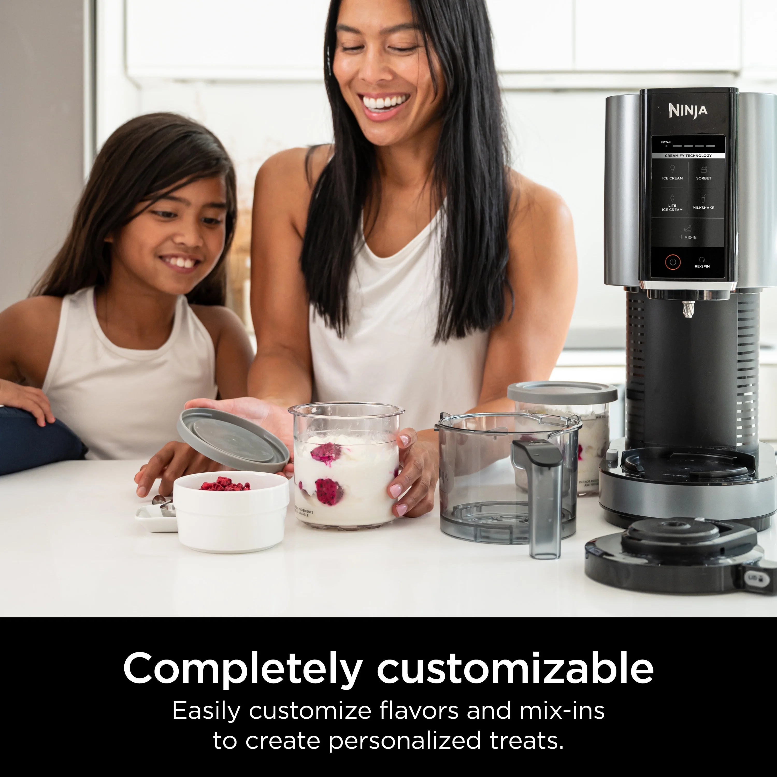 ? CREAMi? Ice Cream Maker, 5 One-Touch Programs, with 2 Pints Included, Walmart Exclusive - Image 5