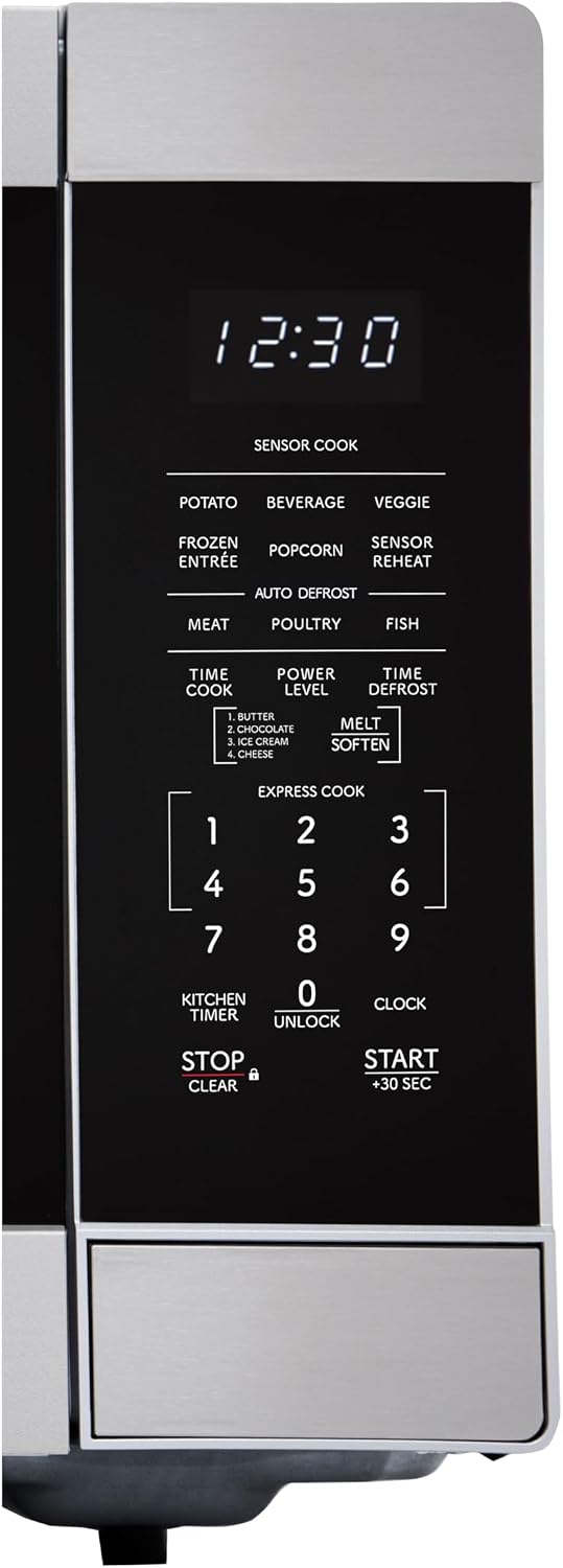 Sharp SMC1662KS 1.6 cu1100W Stainless Steel Countertop Microwave Oven