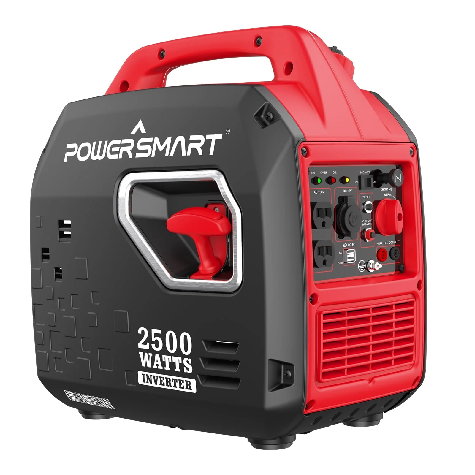 PowerSmart 2500W Portable Inverter Gas Generator for Home Use Outdoors Camping(2500)