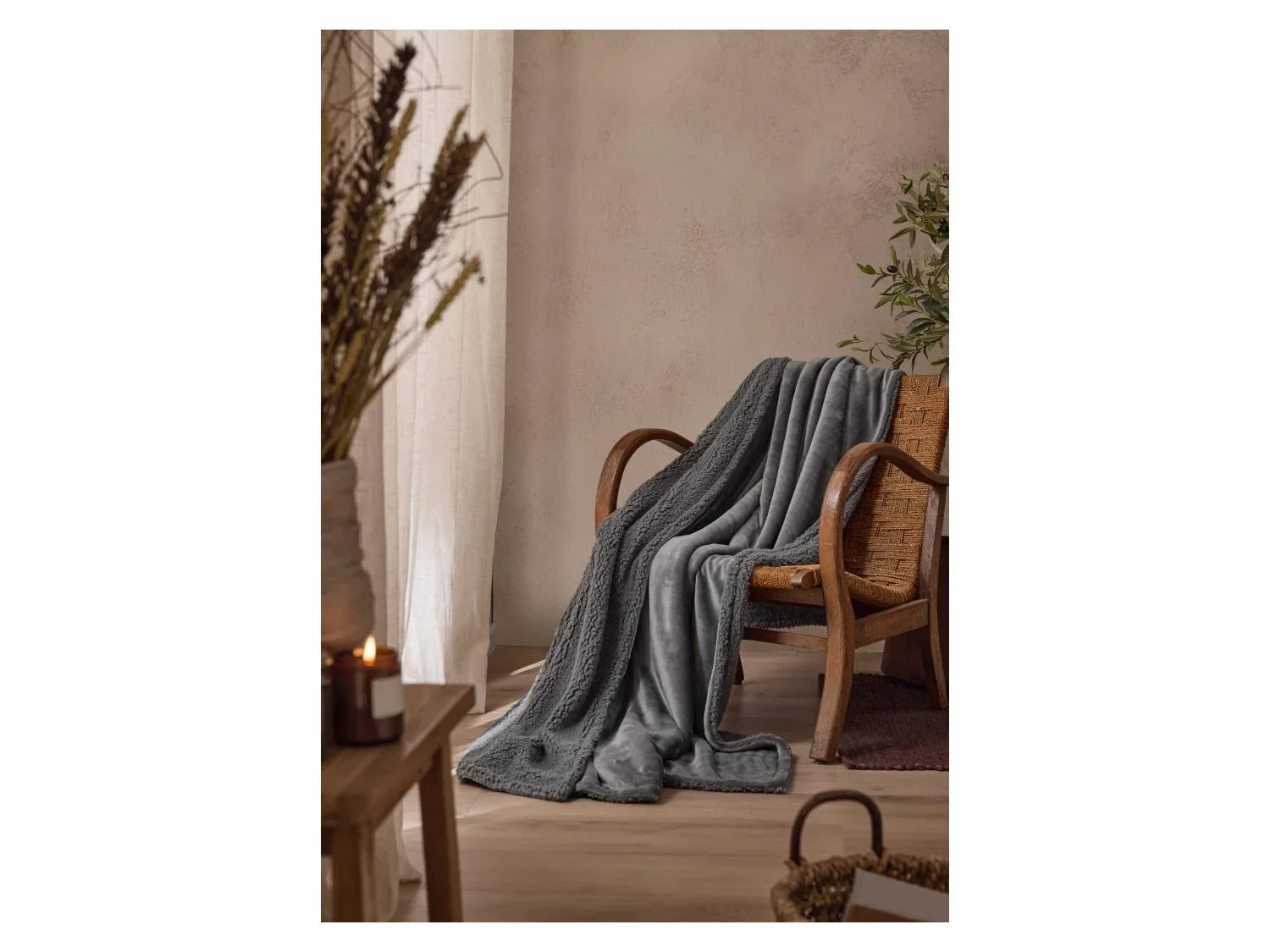 LIVARNO Plaid en microfibre