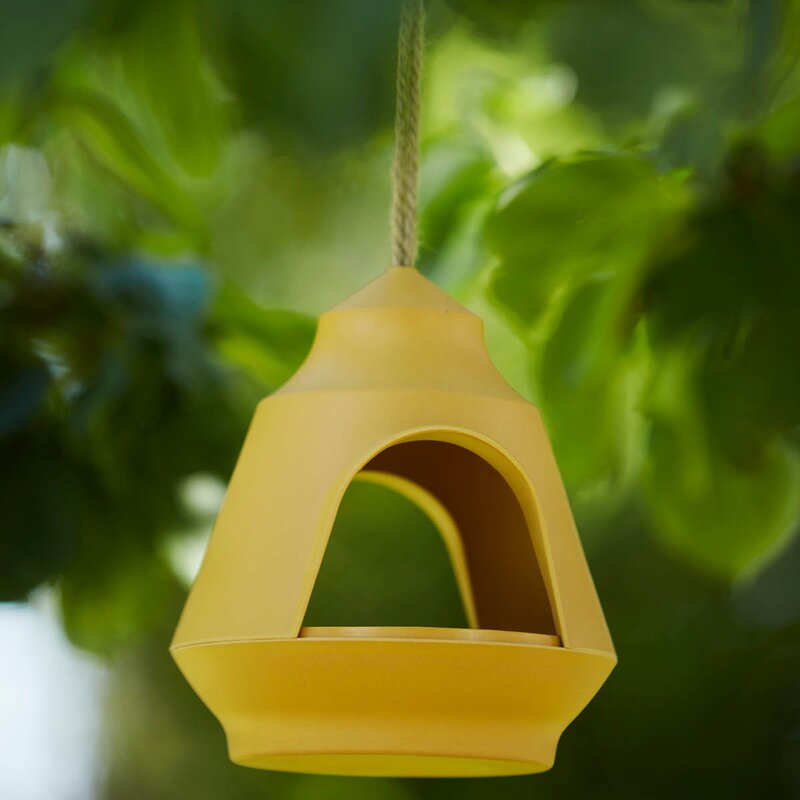 Fuglemater 16 cm gul oker