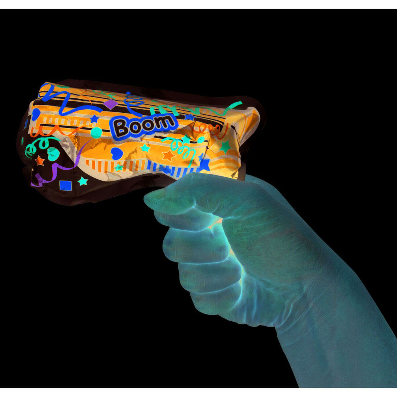 Lot de 3 mini pistolets à confettis - 3 modèles