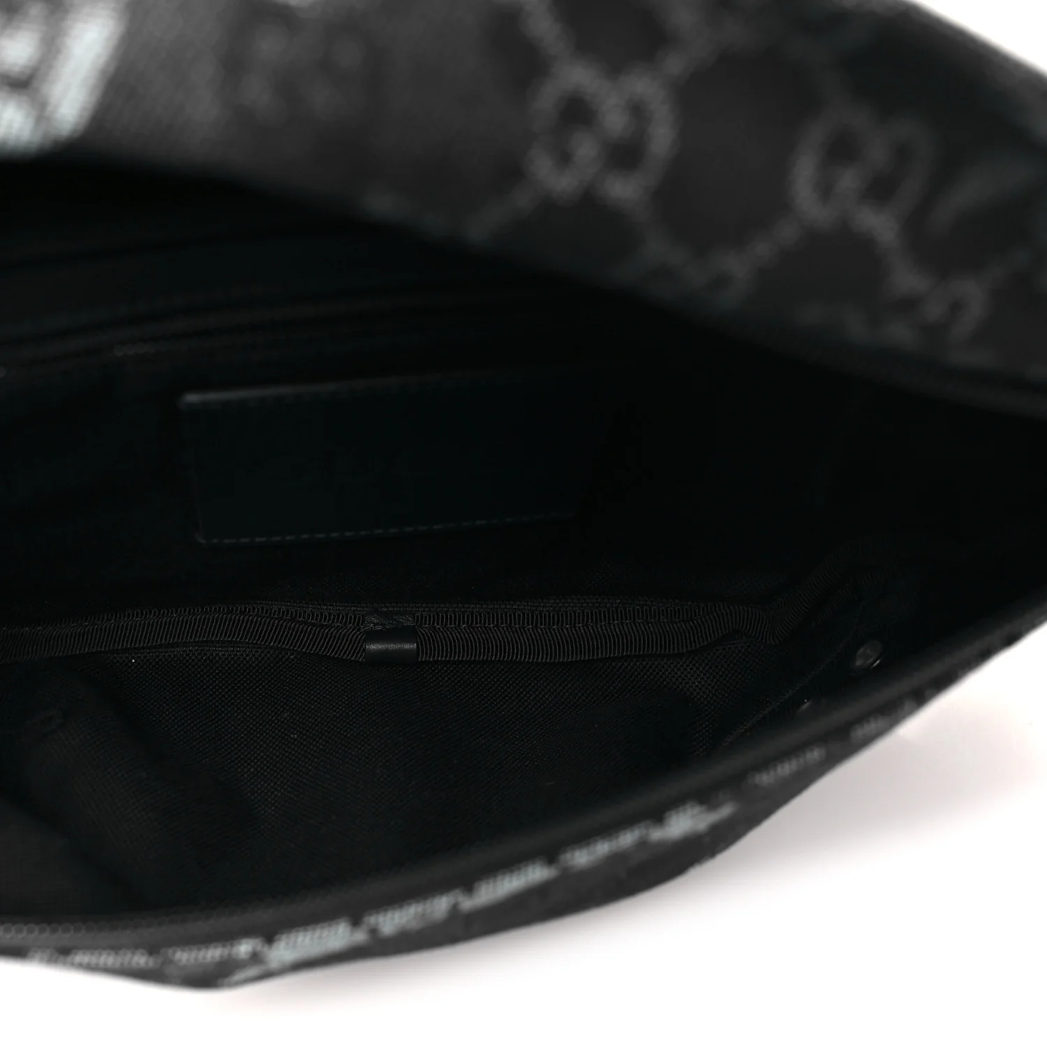 Denim Monogram Web Belt Bag Blue Multicolor