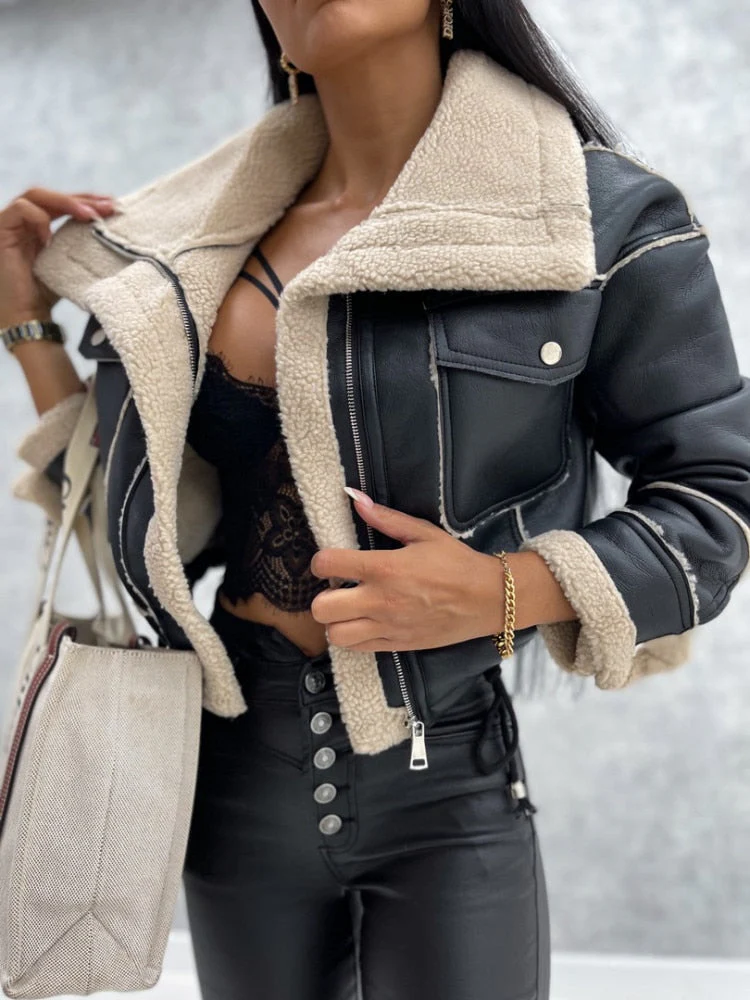 Anya - Blouson motard végétalien