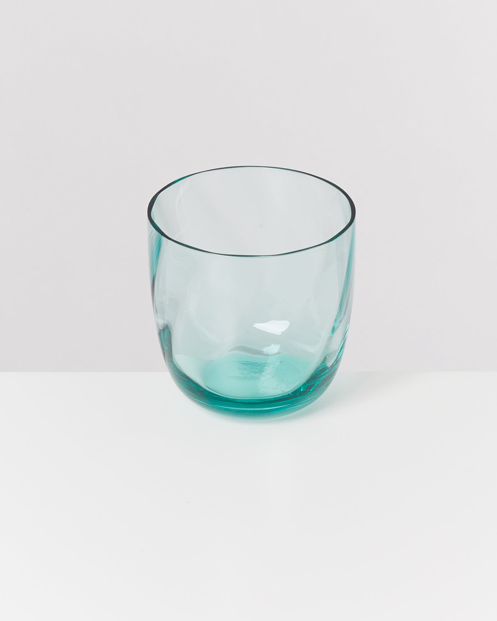 CALMA - SMALL GLASS SWIRL GREEN SET OF 4