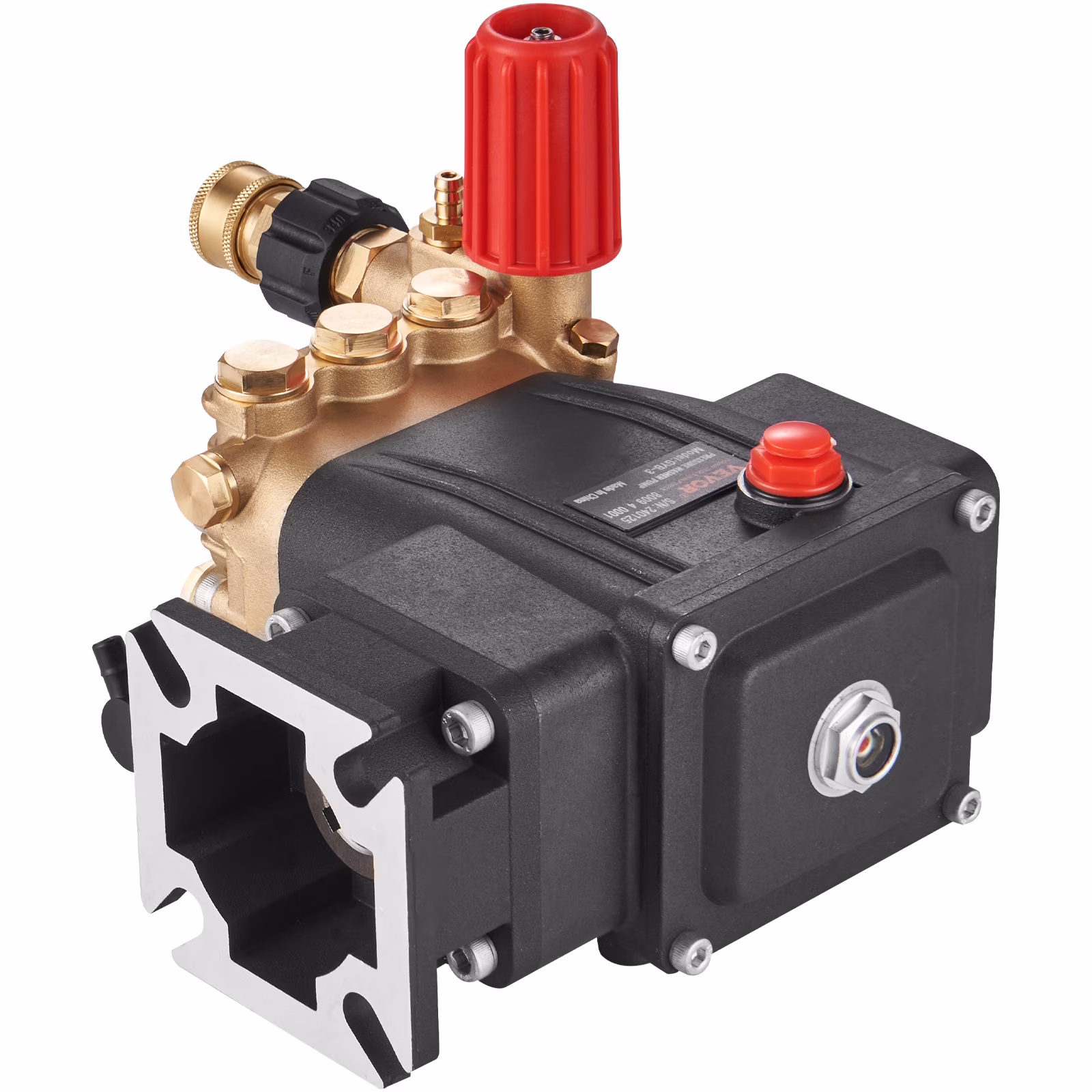 Pressure Cleaning Pump, Triplex Plunger with 3/4" Shaft, 3700 PSI, 2.5 GPM, Substitute Power Cleaning Pumps Set, Component Cleaning Pump, Fits Simpson MorFlex Models 40224, 40225, 40226