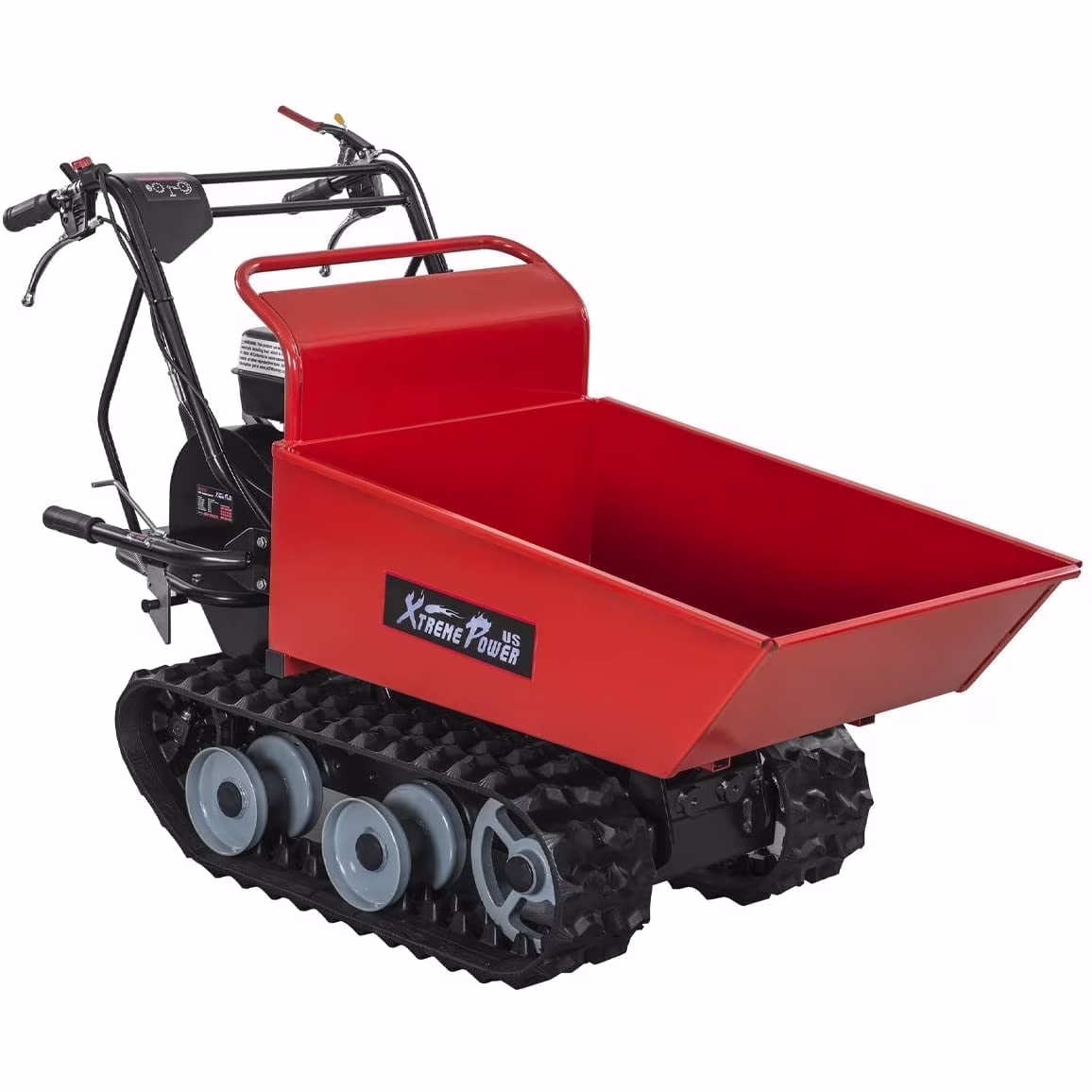 Track Barrow, 660lb Loading Capacity, 6.5HP, Gas Powered Wheelbarrow(660 lbs)
