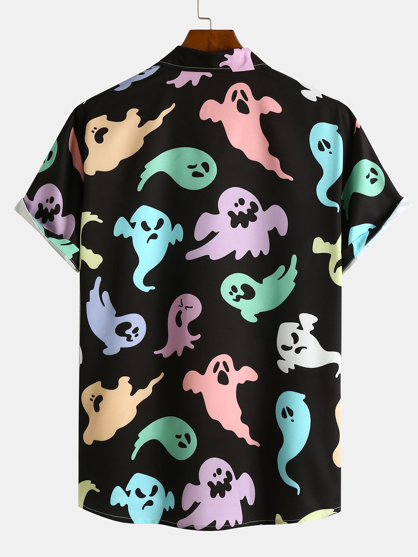 T-shirt à imprimé fantôme amusant