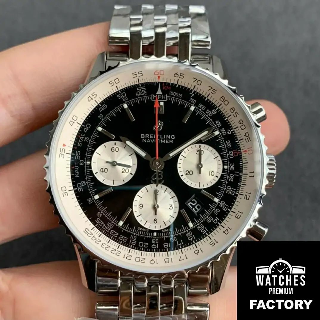Breitling Navitimer 1 B01 AB0121211B1A1 GF Factory Black Dial