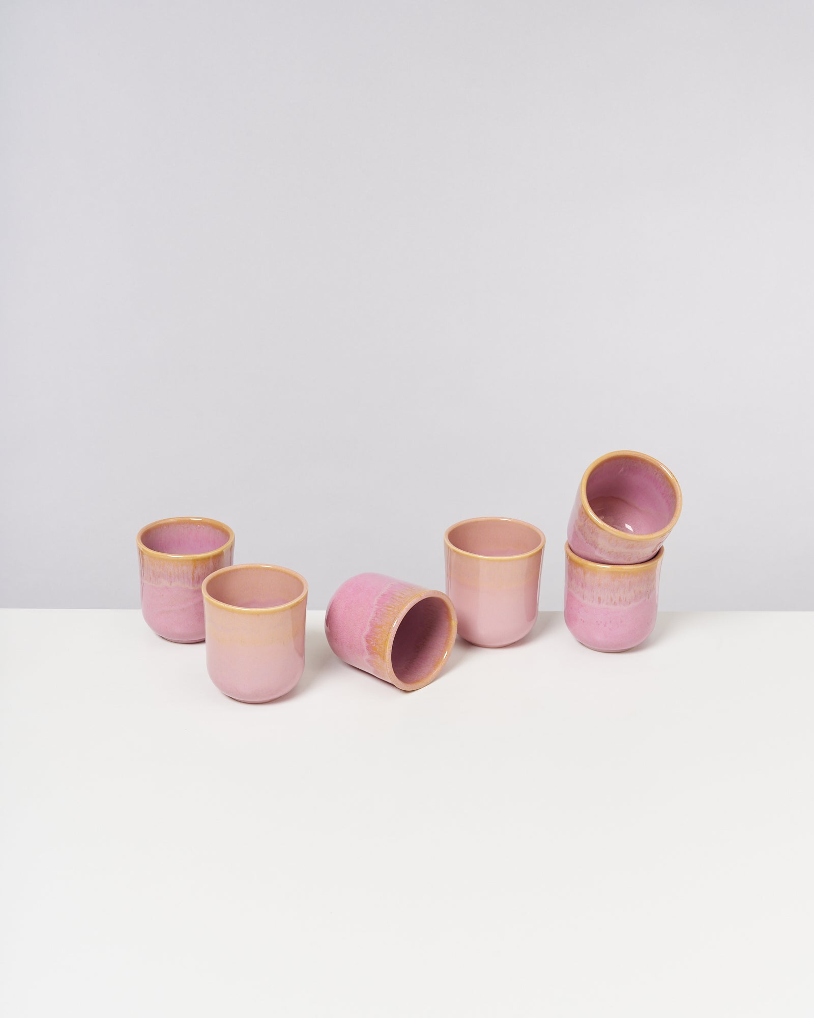 COPA ALTO - SMALL CUP YELLOW ROSÉ SET OF 6
