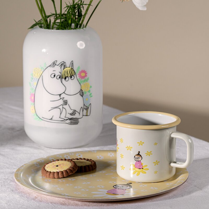 Mummikopp emalje 37 cl Lille My blomster