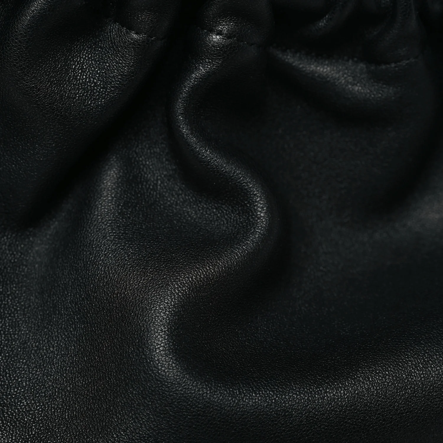 Nappa Small Squeeze Bag Black