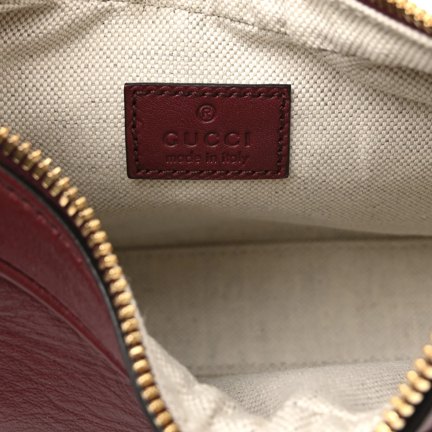 Aria Calfskin Web Small Attache Shoulder Bag Rosso Ancora
