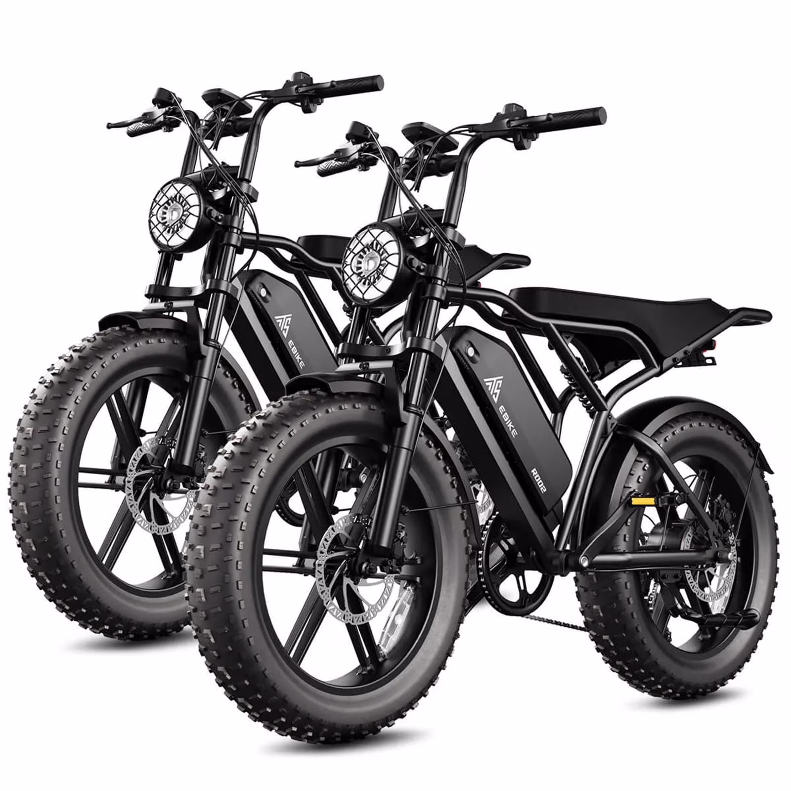 Electric Bike for Adults, 750W Peak 1500W Motor, 20"x4" Fat Tire E Bicycle, Hydraulic Disc Brakes, E Mountain Bike, 48V/15AH UL2849, App Control(R004-Black-15AH(Walmart Exclusive)) - Image 5