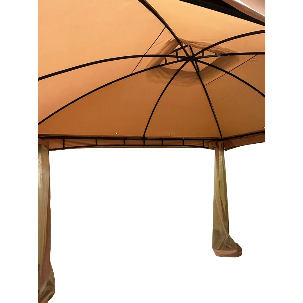 Garden Winds Replacement Canopy Top Cover Compatible with the Fab Based 10' x 12' Straight Leg Gazebo - Riplock 350