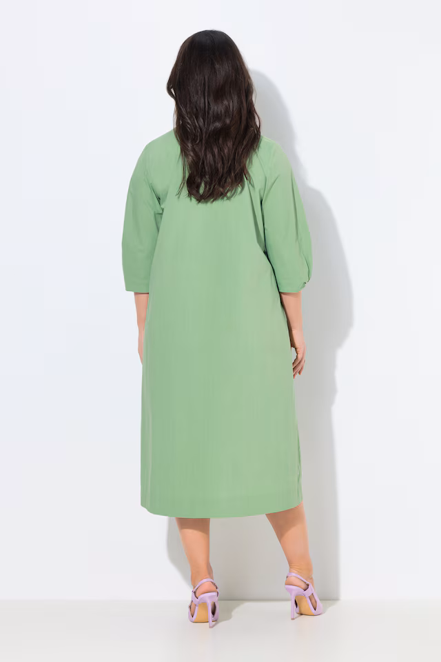 Paper Touch 3/4 Sleeve Collared Dress