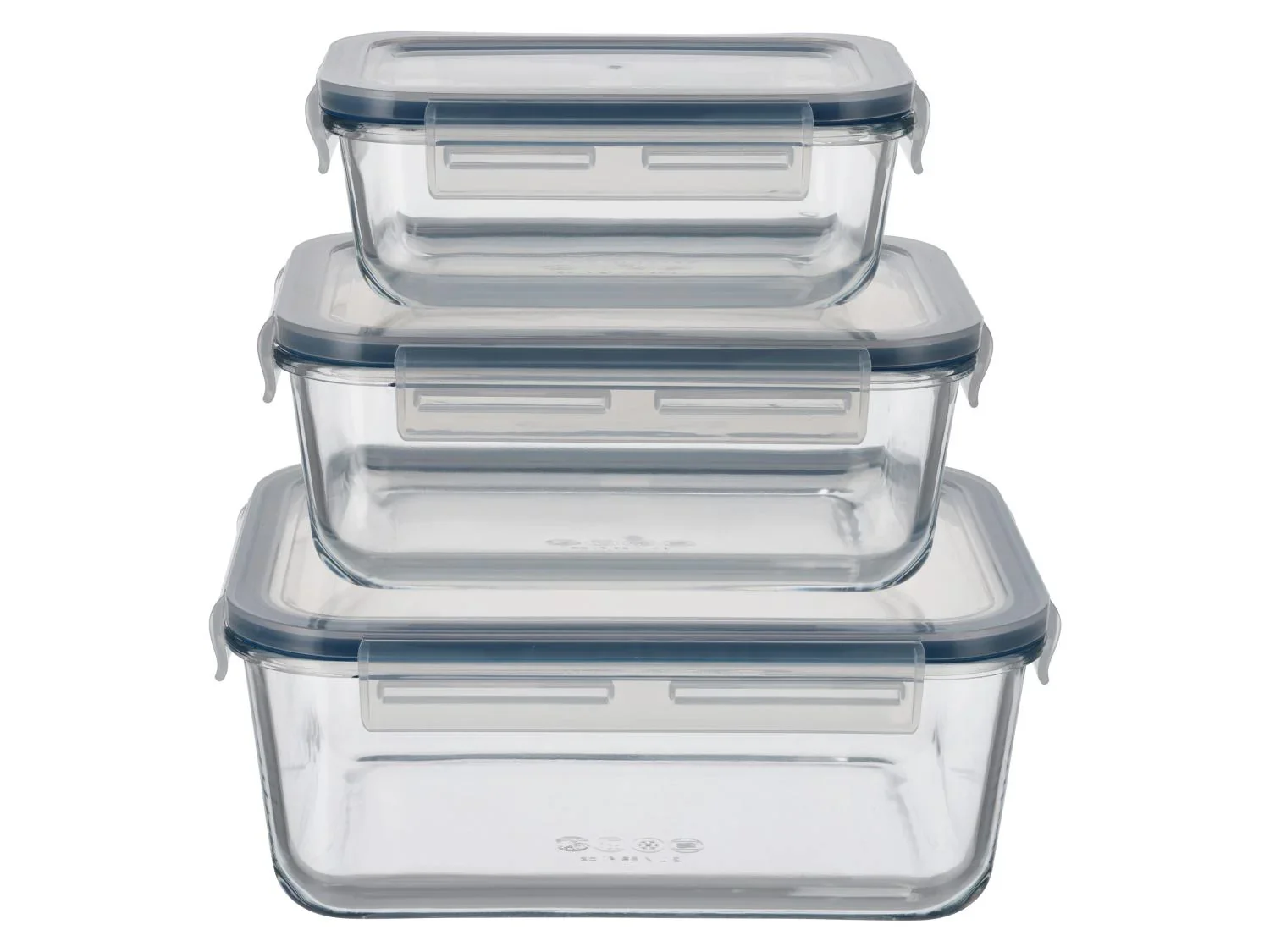 SILVERCREST Lot de 3 botes de conservation