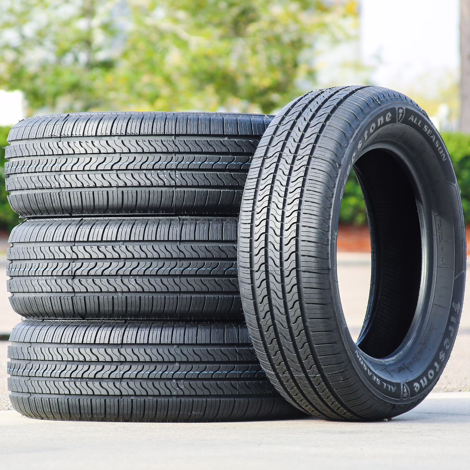 Set of 4 (FOUR) Firestone All-Season 235/60R18 103H AS All-Season A/S Tires