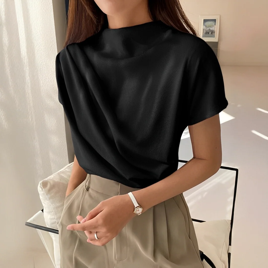 Janica - Blouse à Manches Courtes Relax