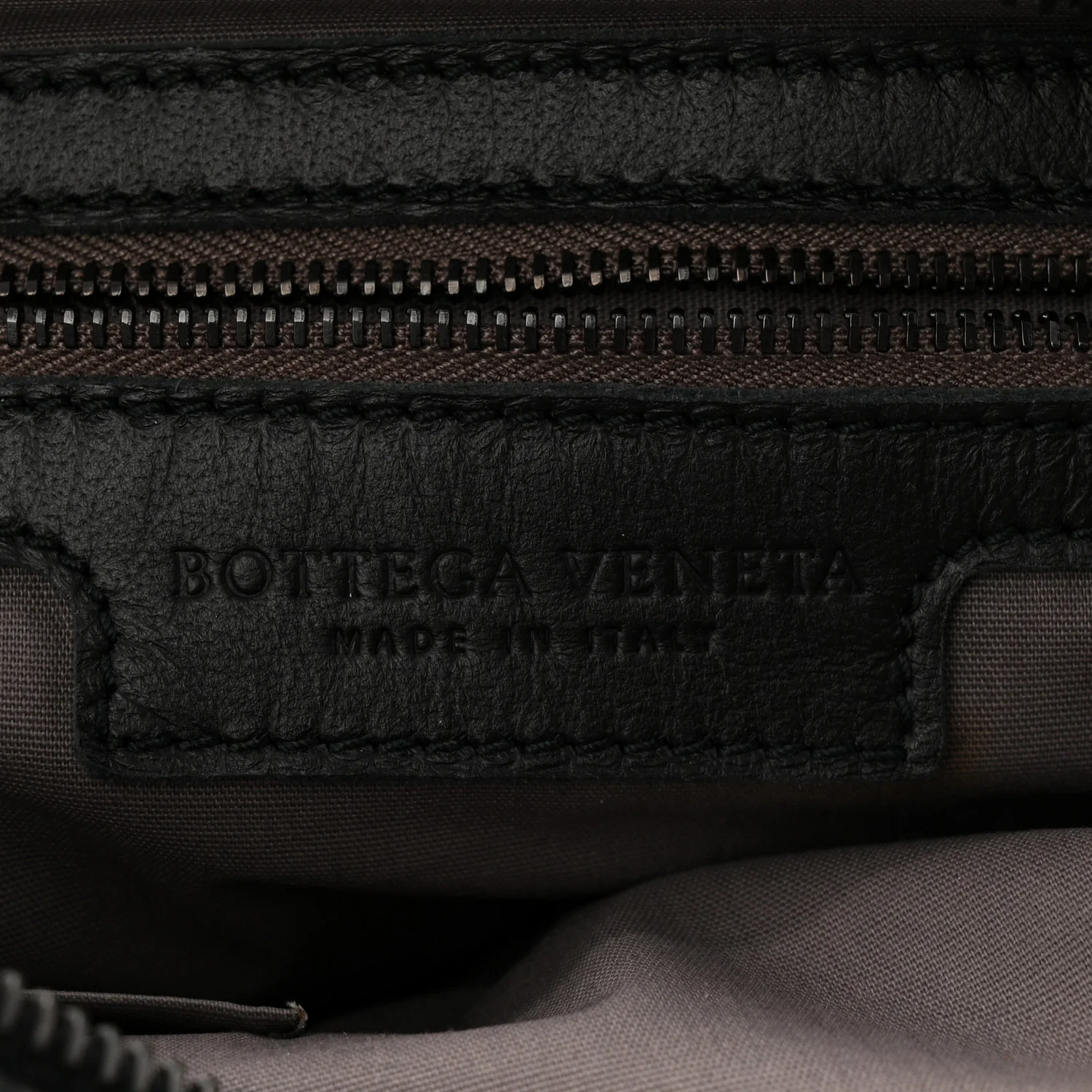 Nappa Intrecciato Messenger Bag Black