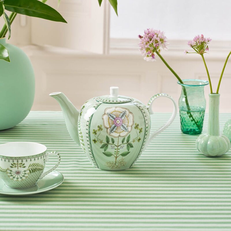 Lilly & Lotus Tiles tekanne 1,6L lysegrønn