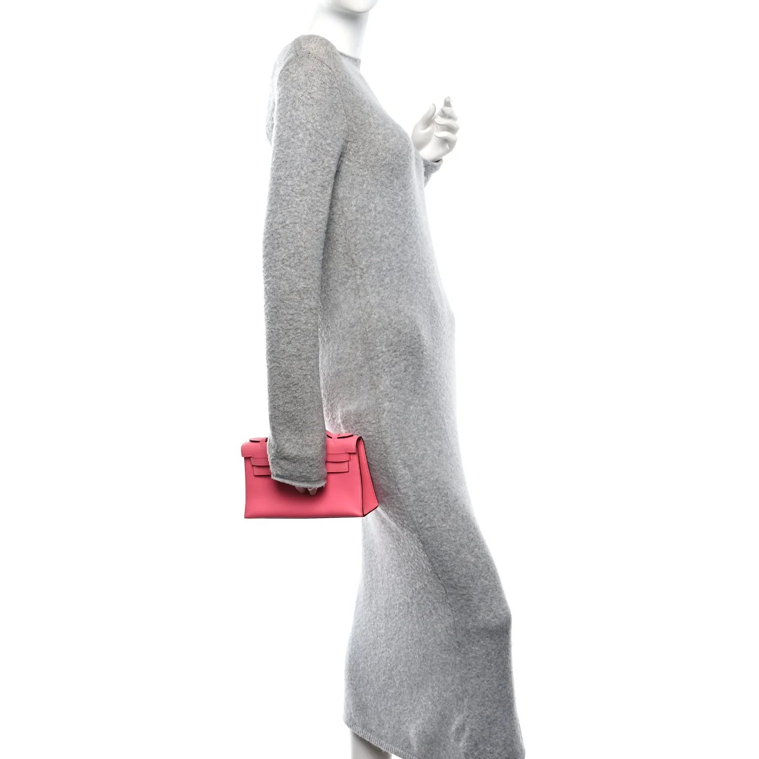 Swift Kelly Pochette Clutch Rose Azalee