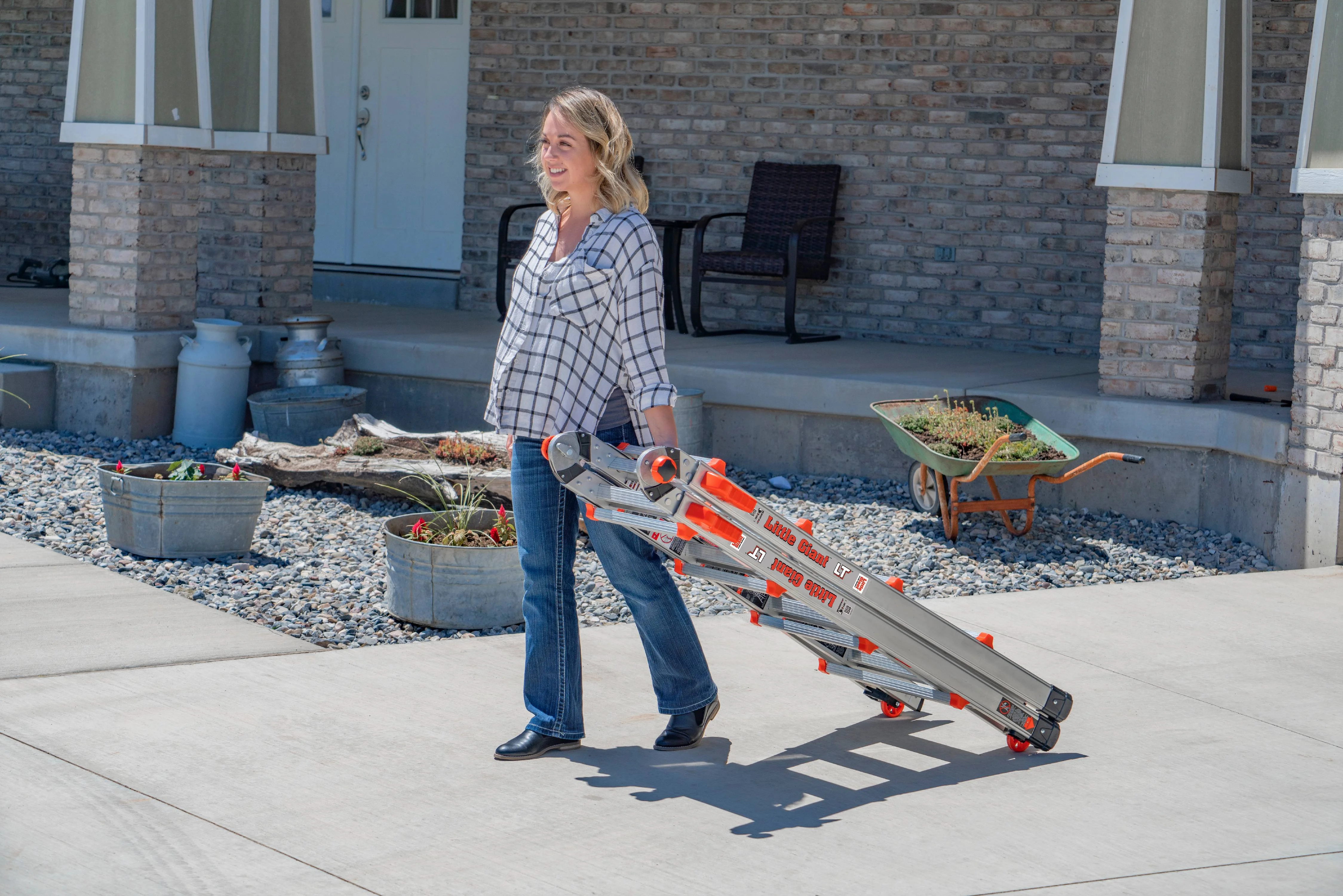 LT M17 Aluminum Multi-Use Ladder with Wheels, Type 1A 300 lbs. Rated(17) - Image 7