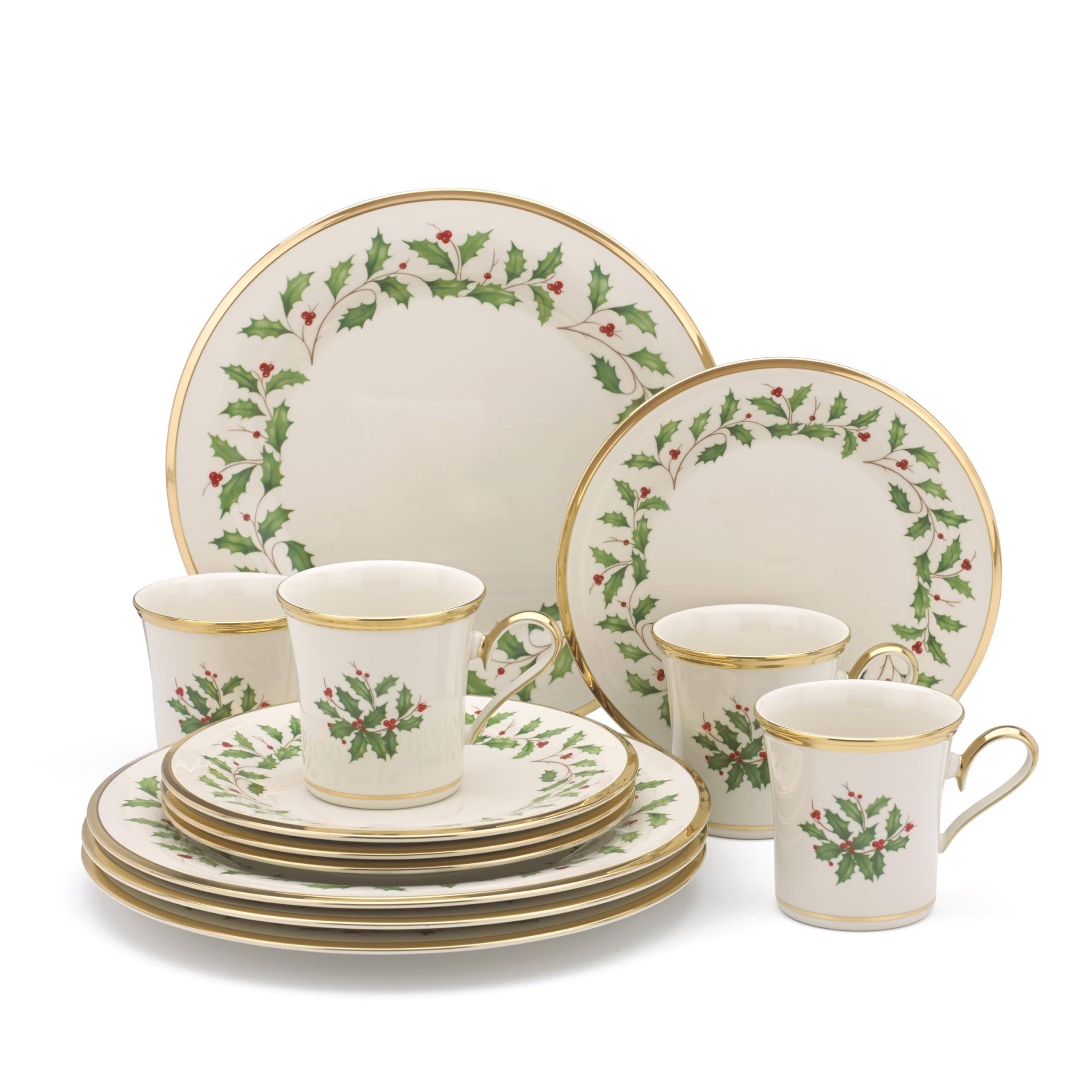 Lenox Holiday 12 Piece Dinnerware Set
