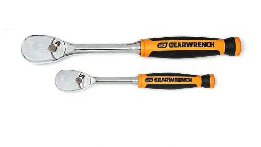 GEARWRENCH 1/4 in. and 3/8 in. Drive 6-Point Standard  Deep SAE/Metric 90-Tooth Ratchet and Socket Mechanics Tool Set (106-Piece)