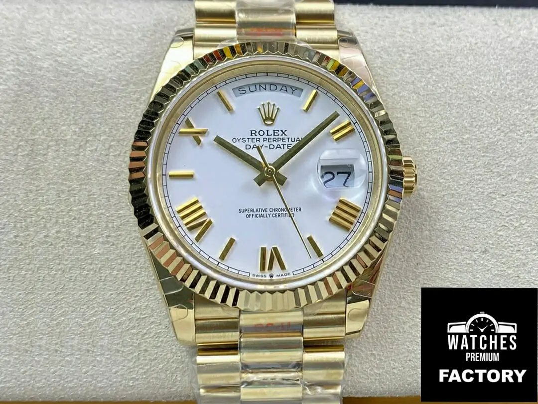 Rolex Day Date M228238-0042 EW Factory Gold Strap