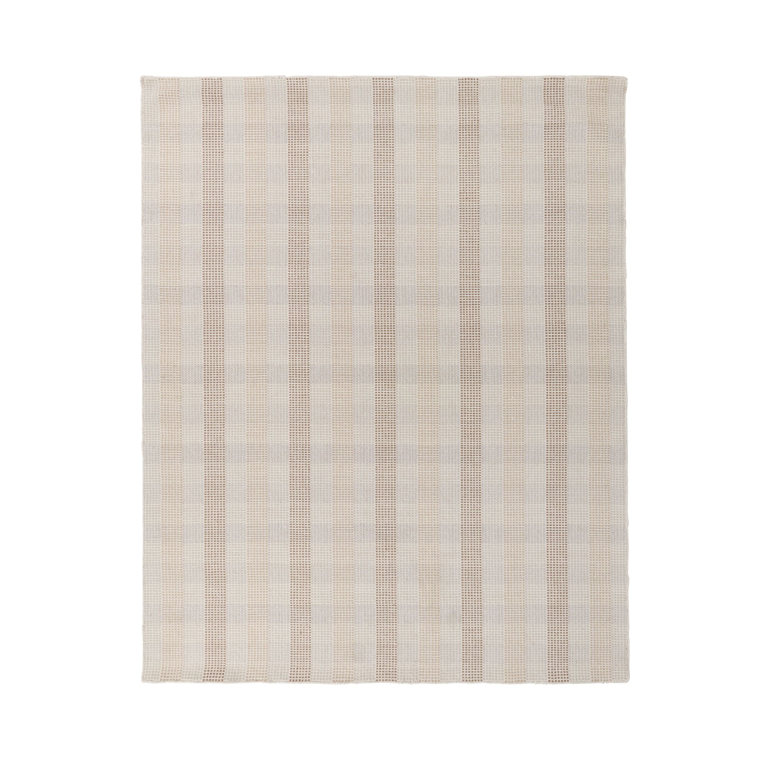 Manning Grid Handloom NZ Wool Rug 240x300cm