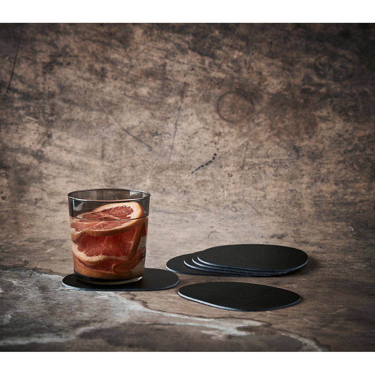 RAW Recycled glassbrikke 12x10 cm 6 stk brun