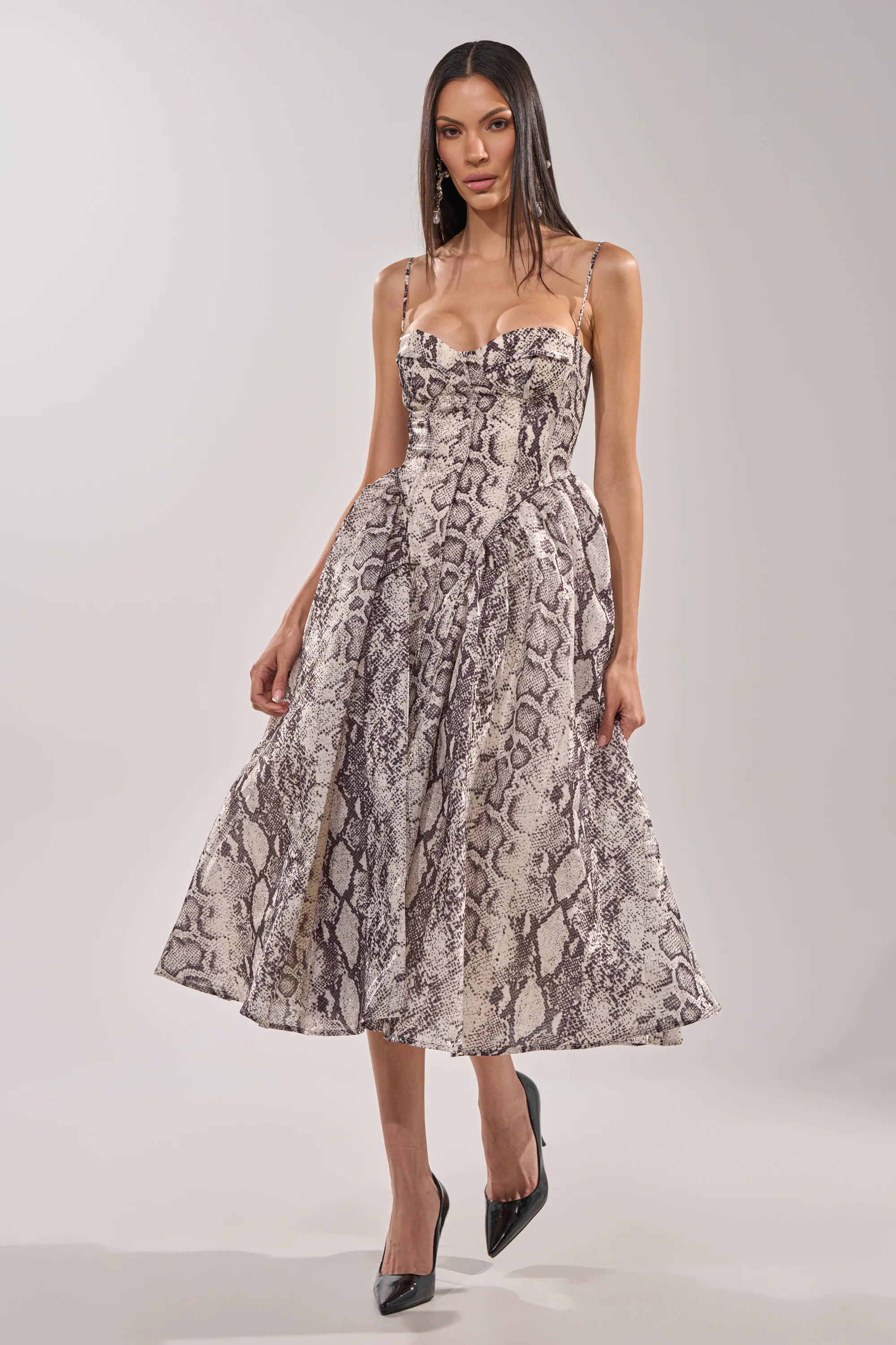 SNAKE BABE MAXI DRESS - Akira Store