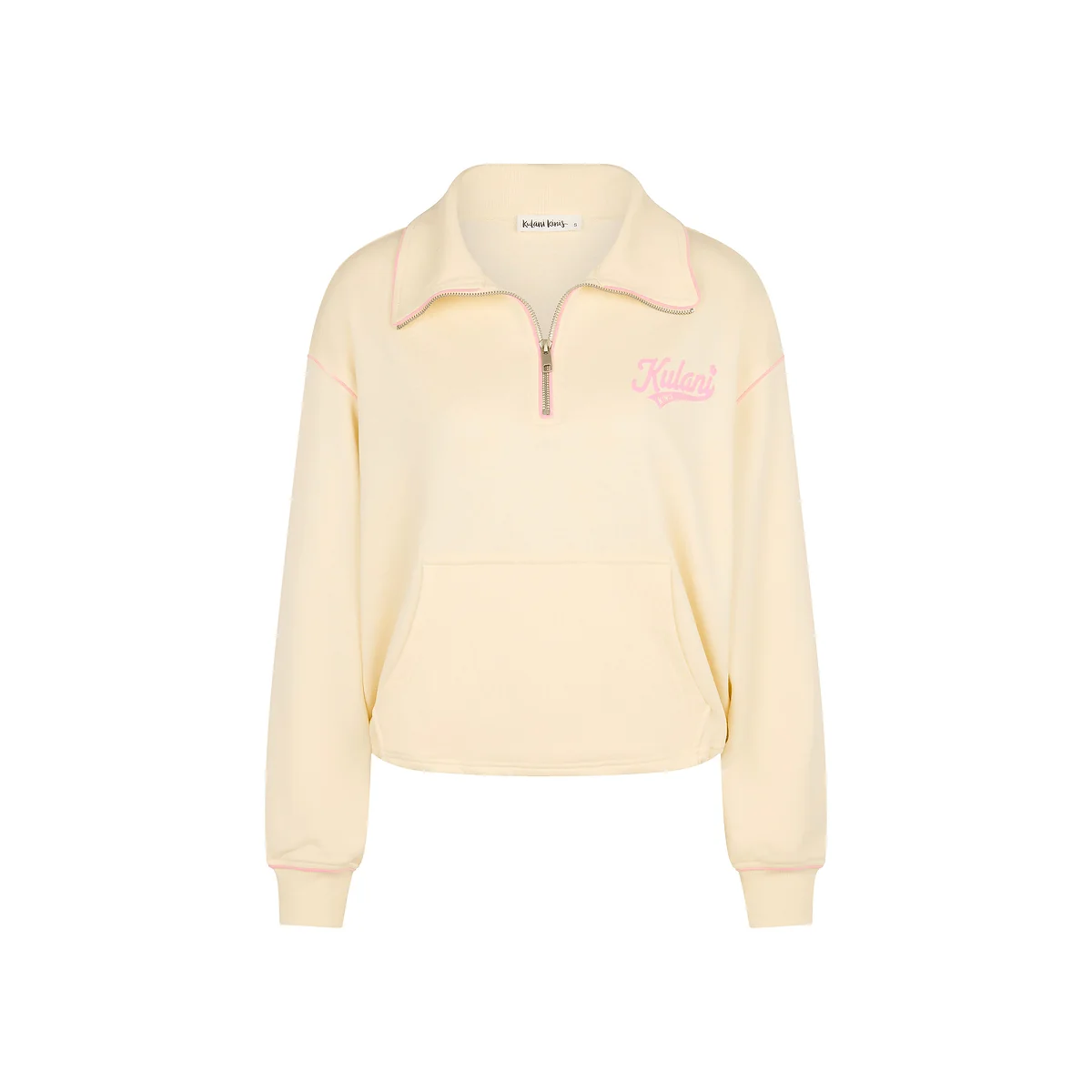 Quarter Zip Jumper - Buttercream