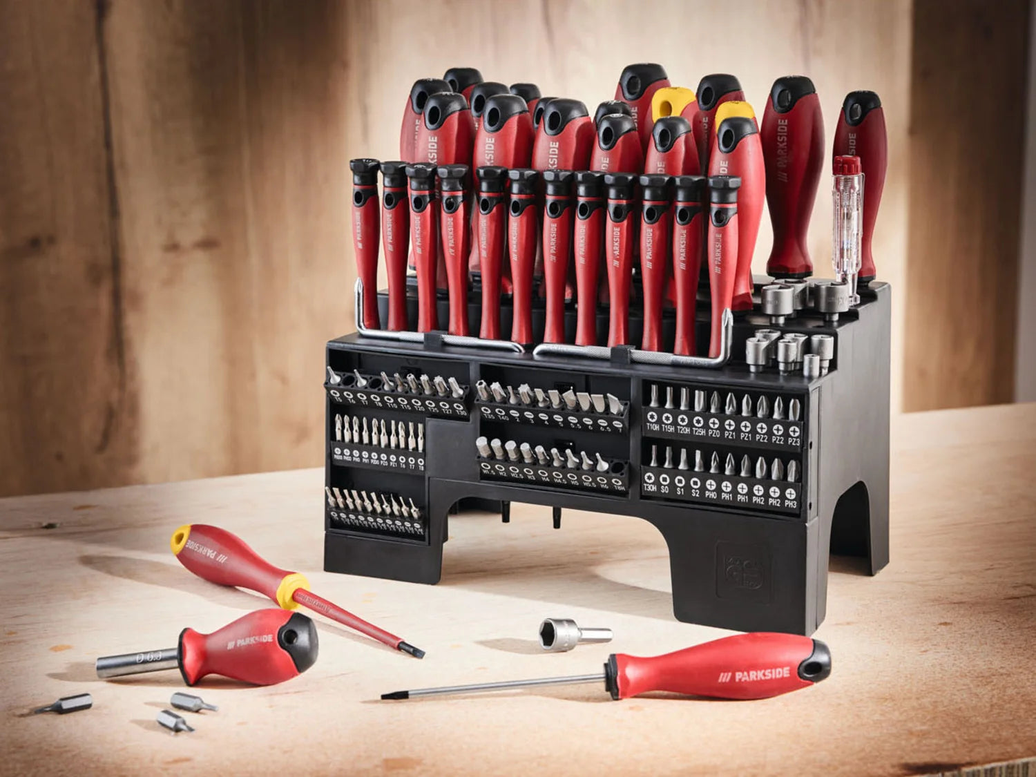 Coffret de tournevis et embouts PARKSIDE XXL, 116 pièces