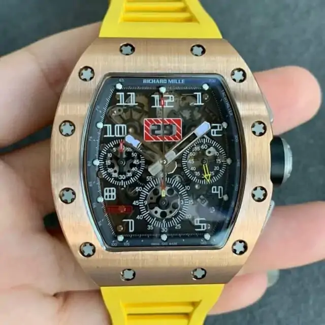 Richard Mille RM011 KV Factory Rubber Strap