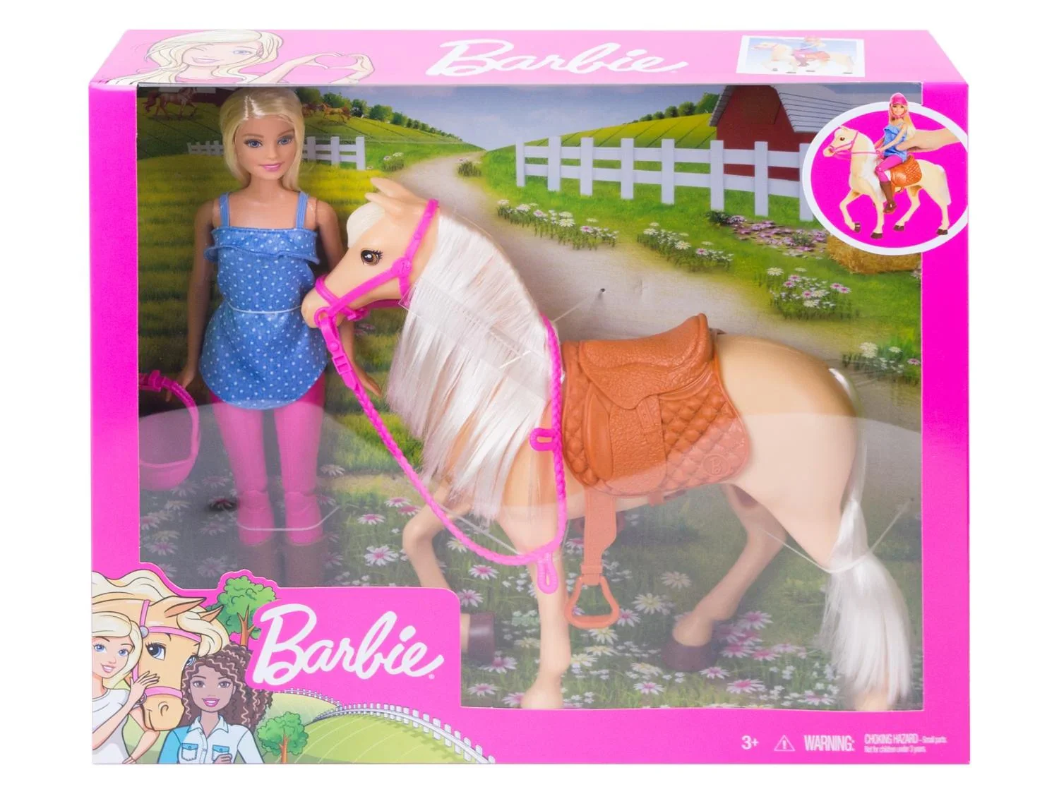 Coffret Barbie et son Cheval