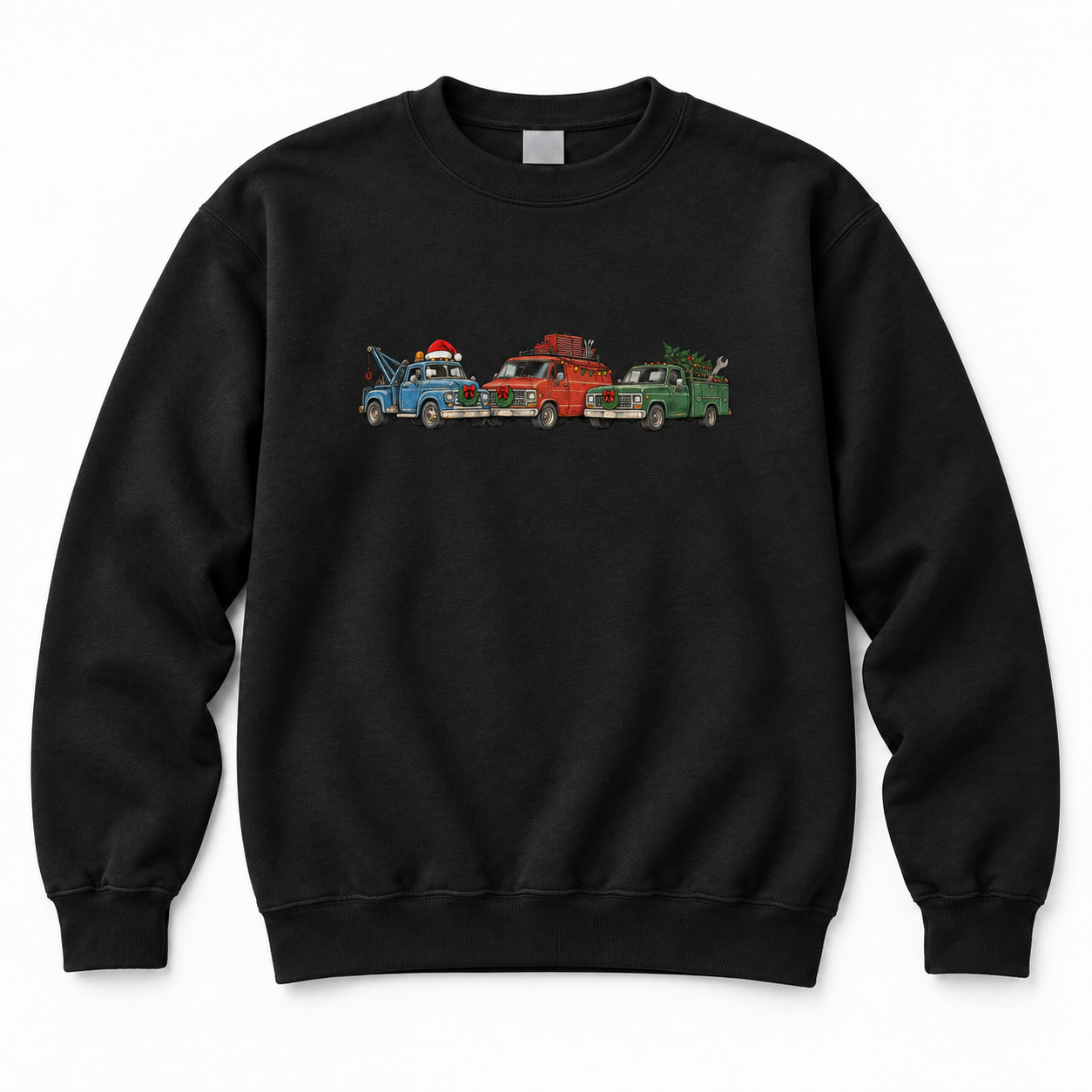 Holiday Service Truck Crewneck Sweatshirt