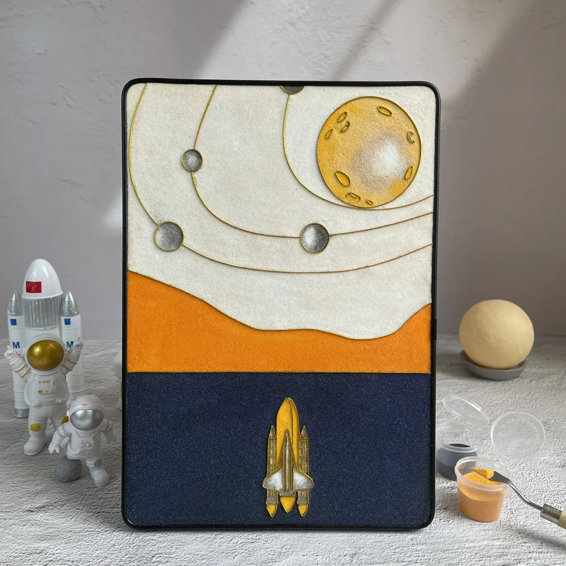 Astronaut,Beginner Cloisonné Enamel DIY Kit, with Tutorial& All Tools