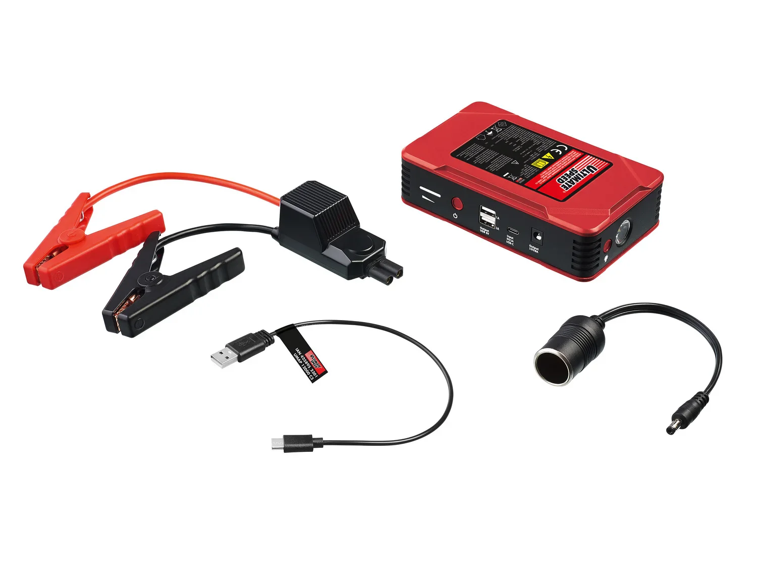ULTIMATE SPEED Aide au dmarrage pour voitures avec batterie externe Powerbank UMAP 12000 C3